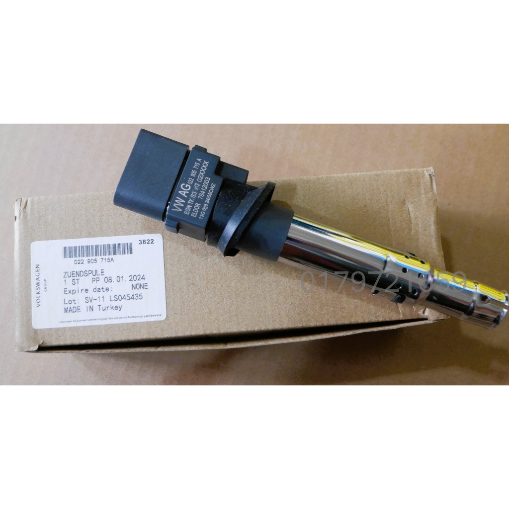 คอยล์จุดระเบิด VW Touareg 7P VR6 Audi Q7 4LB 022905715ผลิตในตุรกี