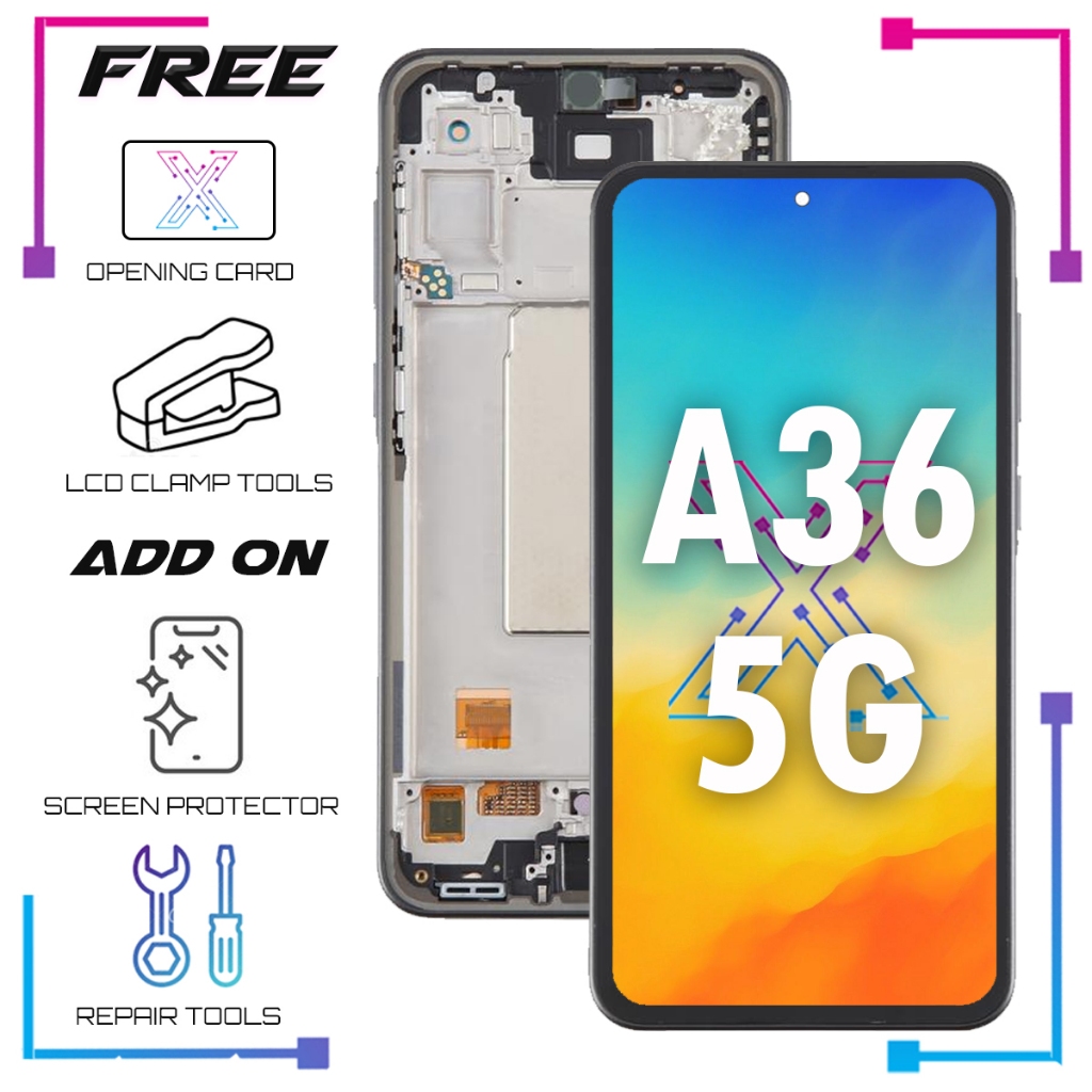 LCD สําหรับ SAMSUNG A36 5G A366B - พร้อมคุณภาพหน้าจอสัมผัส