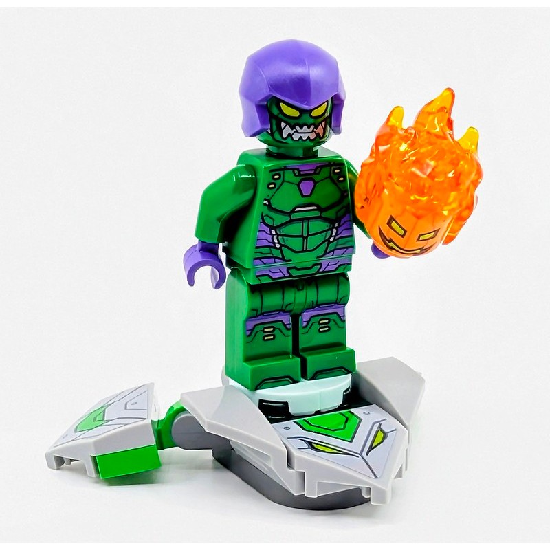 Sh1066 Lego Marvel Super Heroes Spider-Man 76324 - Green Goblin Minifigure - ใหม่