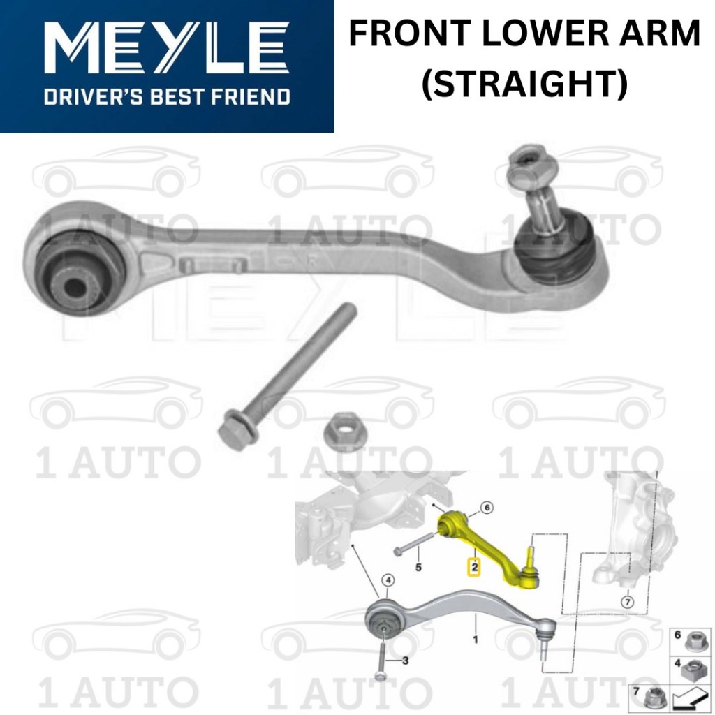 MEYLE GERMANY FRONT LOWER ARM (STRAIGHT) BMW G20 320i 330i 330e M340iX G22 430i