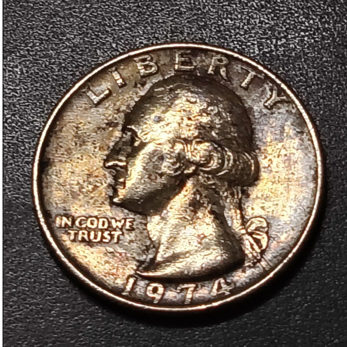 USA Washington 1/4 Dollar 1974