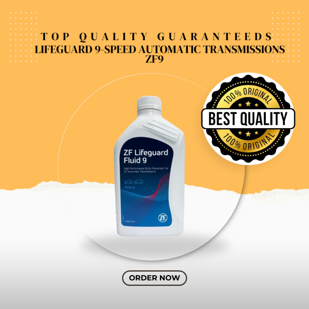 ZF Lifeguard 9 Fluid 1L Evoque Discovery Sport Honda Civic Type R FK8 FL5 Jeep Minyak Gear Auto 9 คว