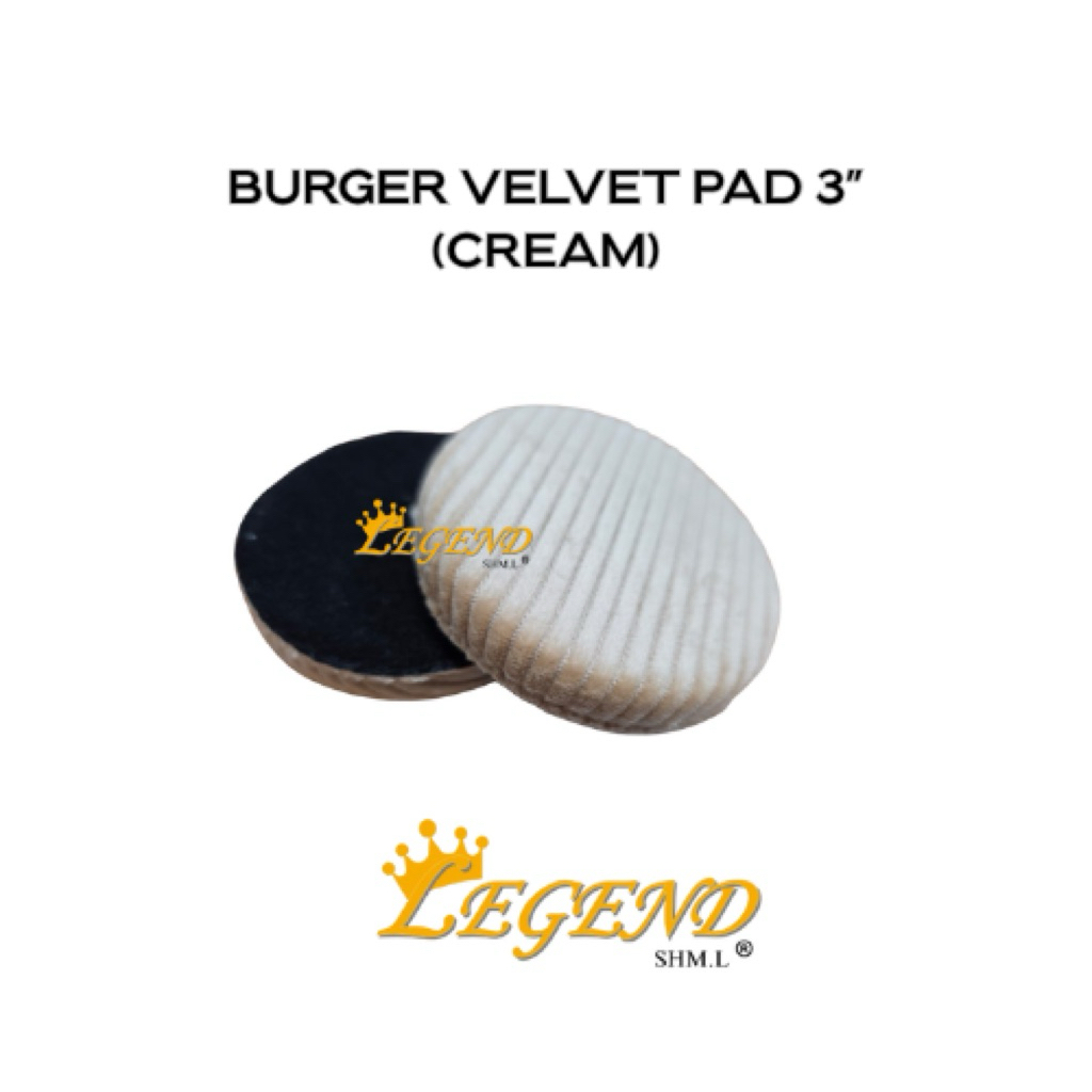 LEGEND BURGER VELVET PAD 3 (ครีม)