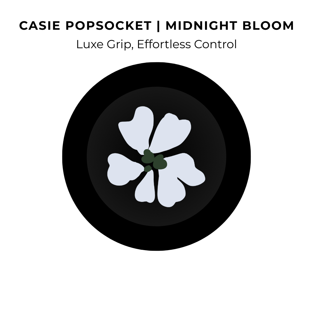 CASIE Magnetic Pop-socket แรงดูด HD พิมพ์ง่ายในการจับโทรศัพท์ Midnight Bloom