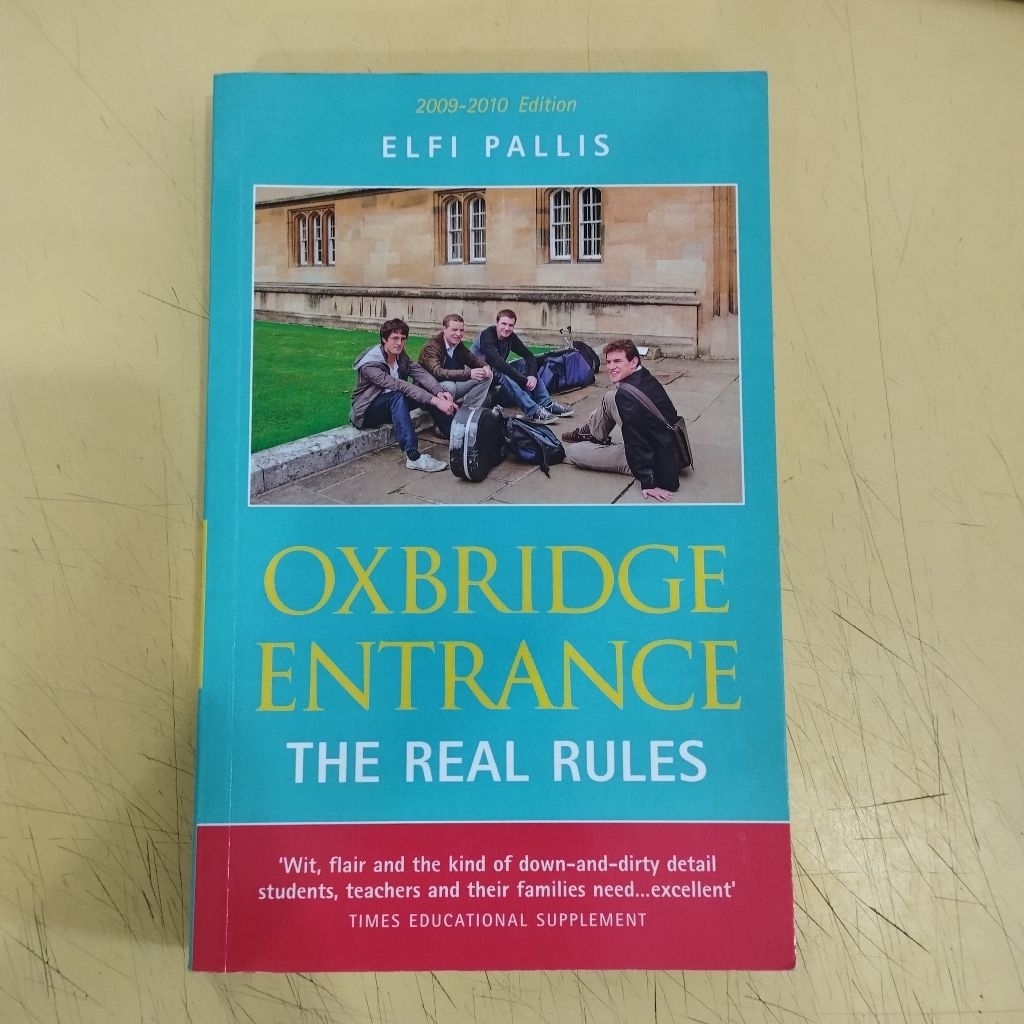 (ENG) ELFI PALLIS - OXBRIDGE ENTRANCE The Real Rules