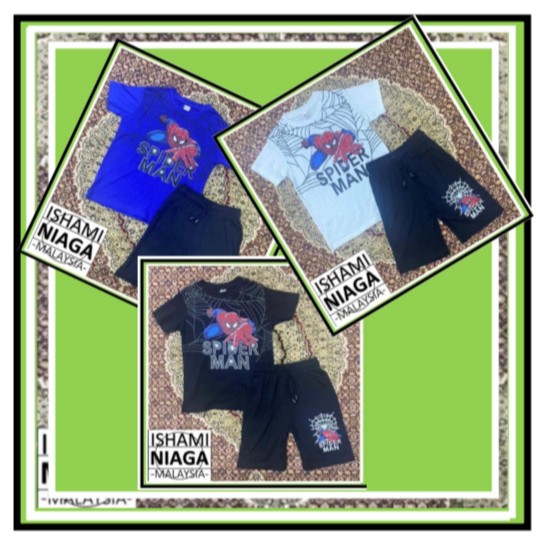 Baju Playset Budak Lelaki 2 Tahun - 8 Tahun, Kids Playset Kids Clothes Short Pants Boy 2 Years - 8 Y