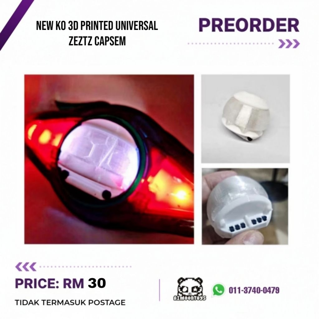 PREORDER ใหม่ KO 3D พิมพ์ Uni Universal Capsem สําหรับ Hack Hacking DX Zeztz Nox Lord Invorker Kamen Rider Zeztz