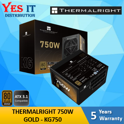 พาวเวอร์ซัพพลาย Thermalright KG750 /KG850 ( 80 PLUS GOLD / 750W / 850W )