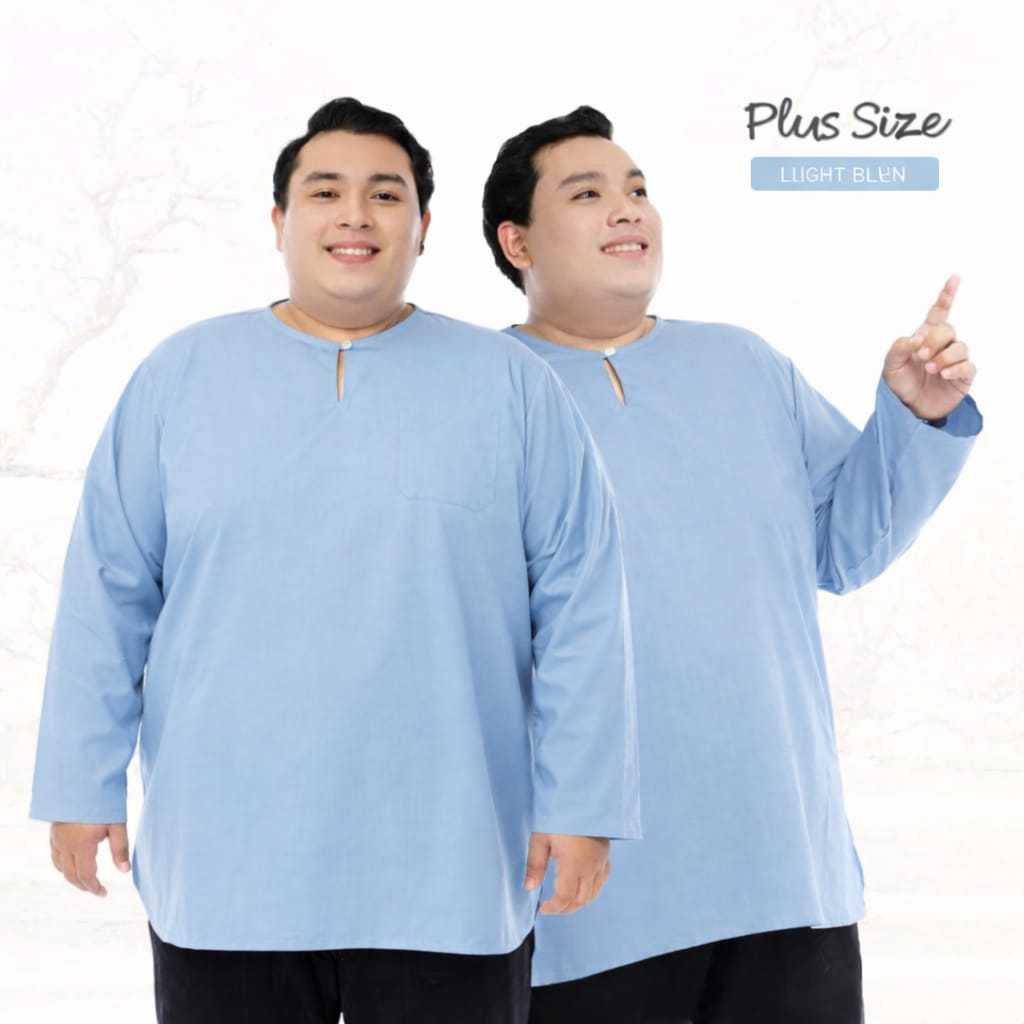 Plus Size Kurta Long Sleeve Material-Como Crepe Size- 3XL ถึง 8XL.