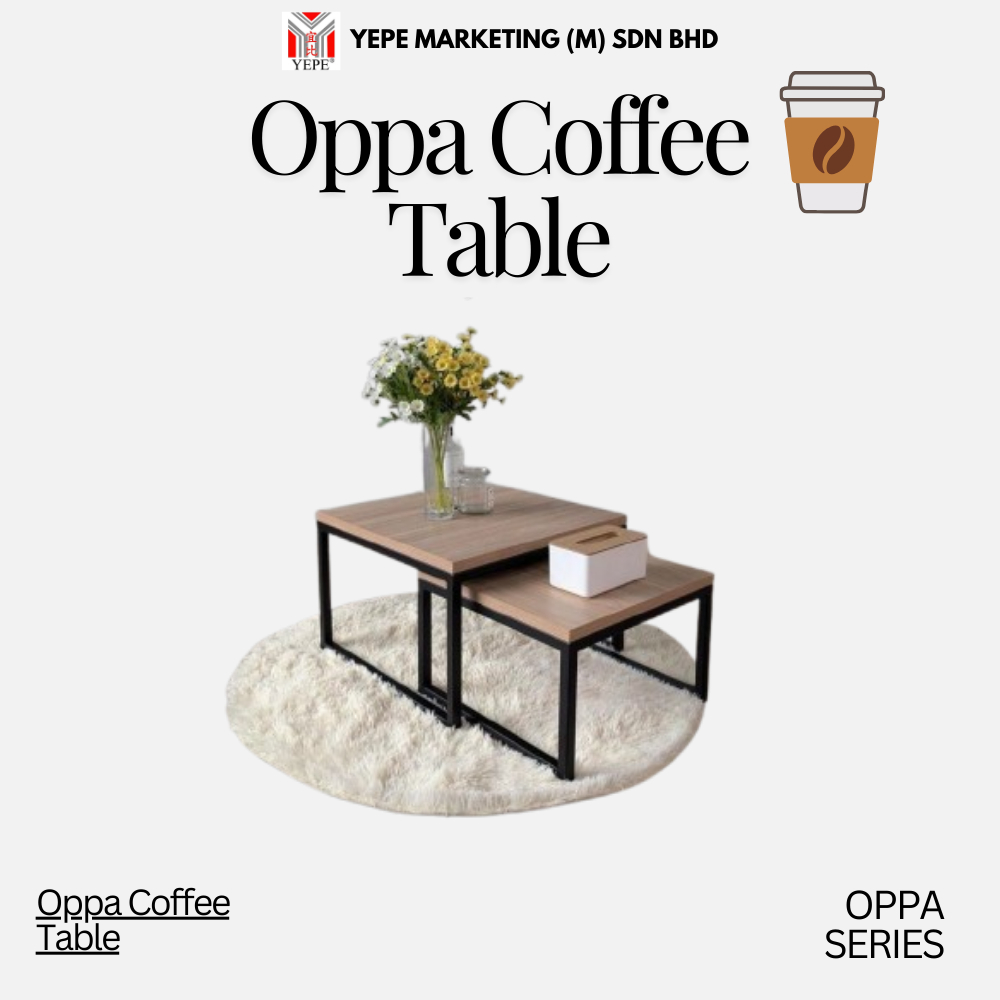 OPPA COFFEE MINI TABLE/OPPA COFFEE TABLE/ SQUARE TABLE/ MEJA KOPI/DISPLAY TABLE