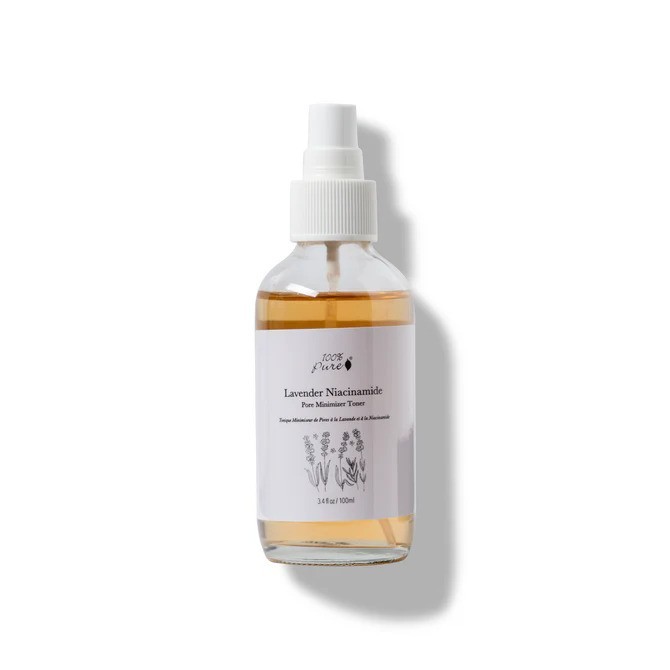 100% PURE Lavender Niacinamide Pore Minimizer Tonique