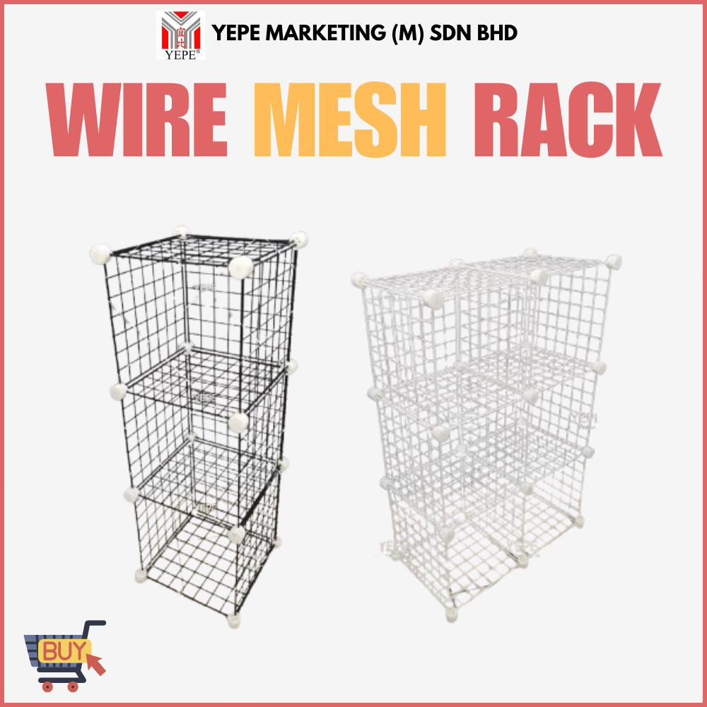 WIRE MESH RACK W/3 COMPARTMENT/ WIRE MESH RACK W/6 COMPARTMENT/ WIRE MESH RACK