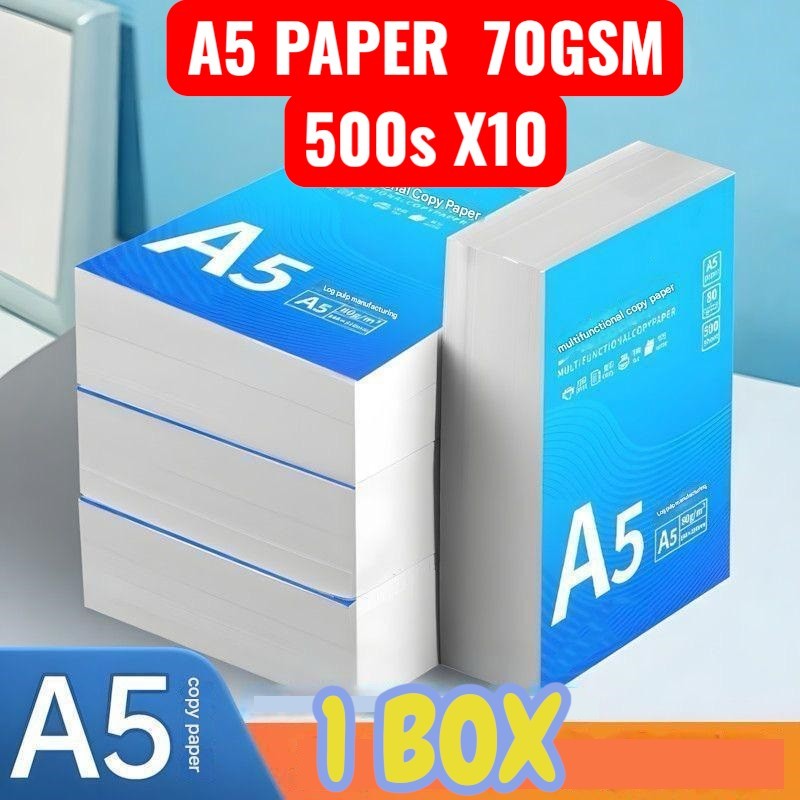 กระดาษ A5 5000s 10 Reams แผ่นแผ่น 5000s แผ่น