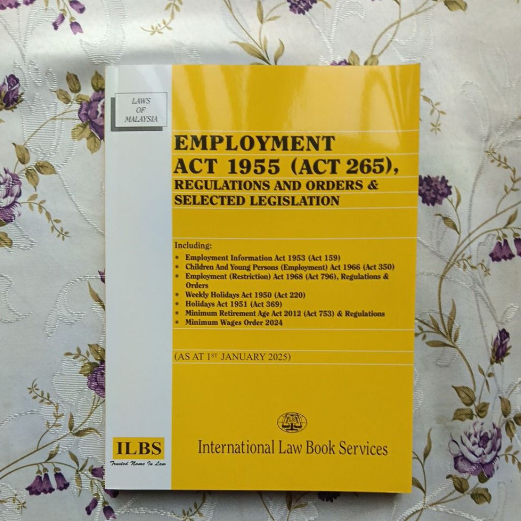 พ.ร.บ.พ.ศ. 1955 (Act 265) กฎระเบียบและการสั่งซื้อและคัดสรร (AS AT 1 JANUARY 2025)