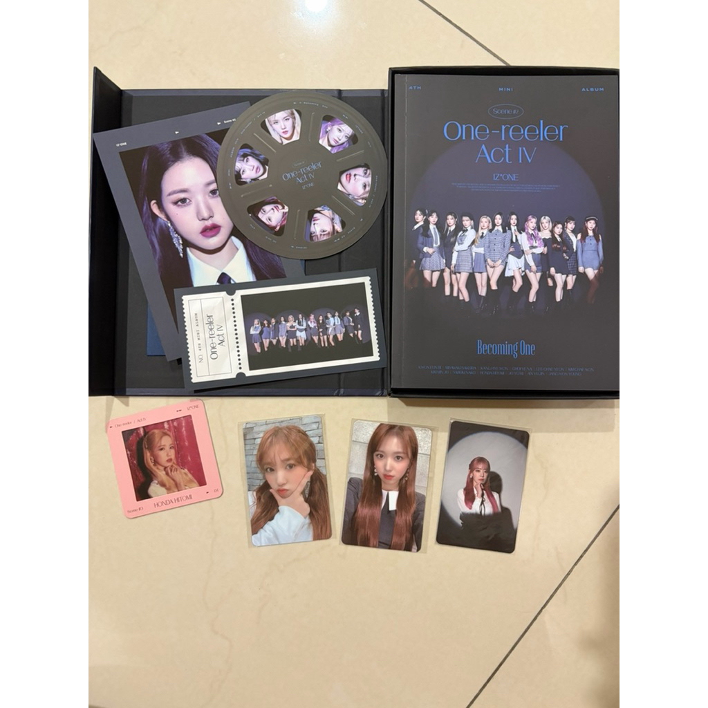 IZONE ONE REELER ALBUM JAANG WONYOUNG NAKO MIYAWAKI SAKURA HITO