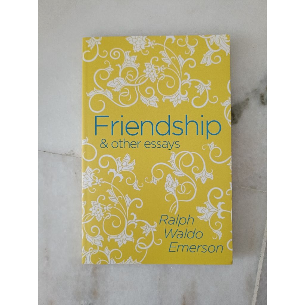 [หนังสือก่อนรัก] Ralph Waldo Emerson - มิตรภาพและ Essays อื่นๆ