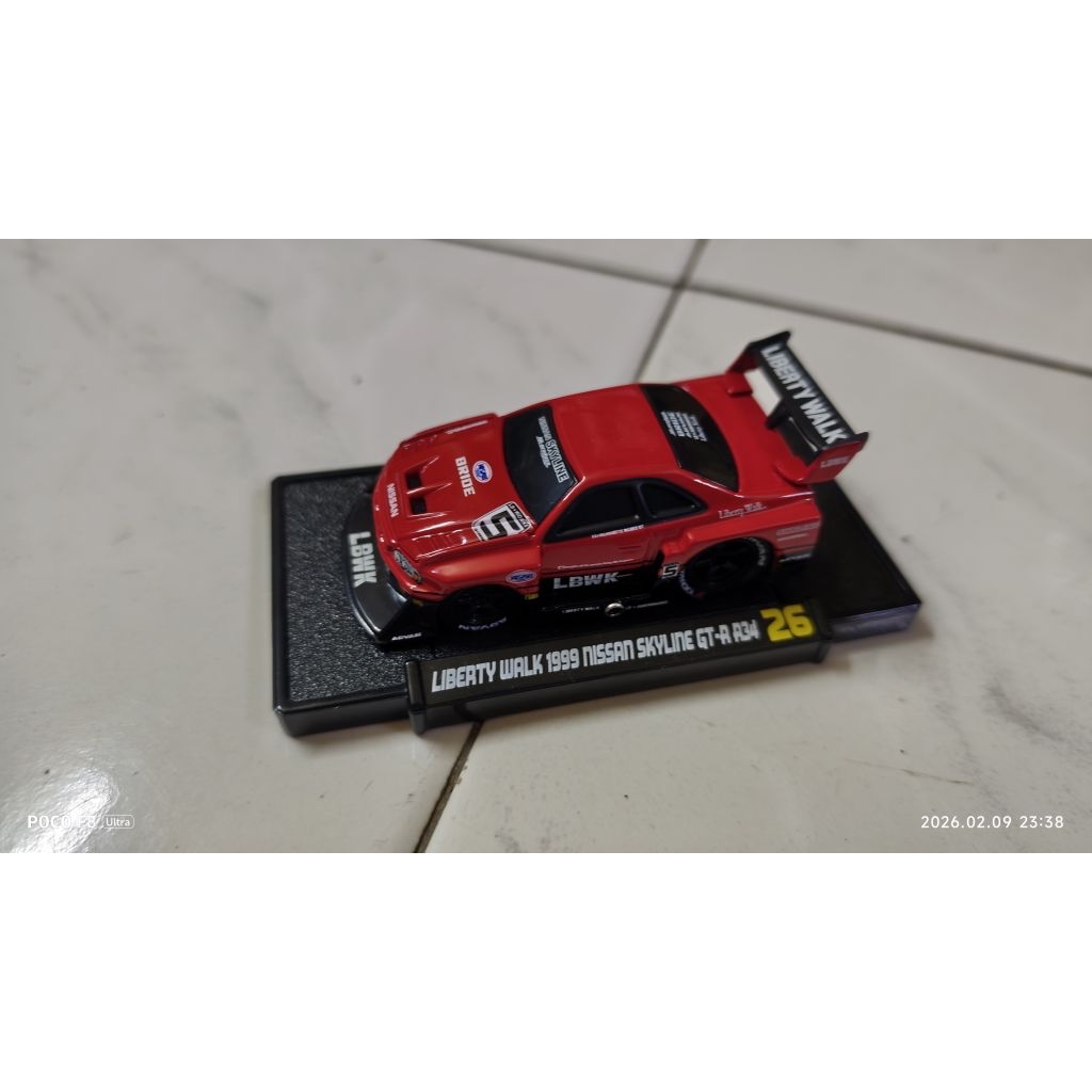 เครื่องกล้ามเนื้อ mini liberty walk nissan skyline gtr r34 er34