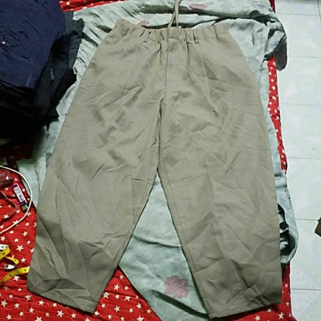 GU BAGGY BALLON PANT SIZE L 30 36X37 นิ้ว