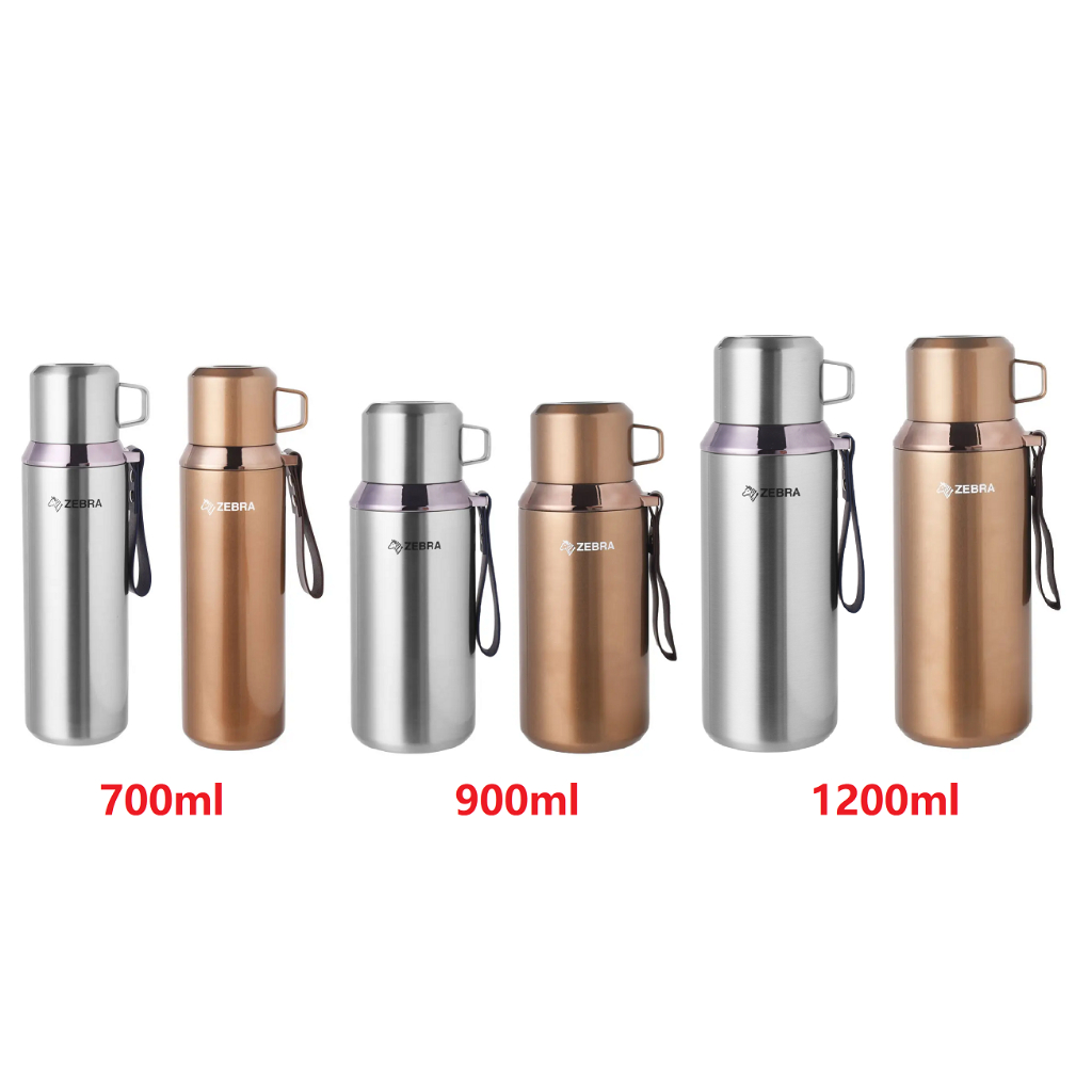กระติกน้ําสูญญากาศ Zebra พร้อมฟิลเตอร์ Prima III 0.7L 0.95L 1.2L 700ml 950ml 1200ml 912624 912632 912633