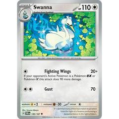 Swanna - 140/167 - Uncommon - SV06: Twilight Masquerade - Pokemon TCG
