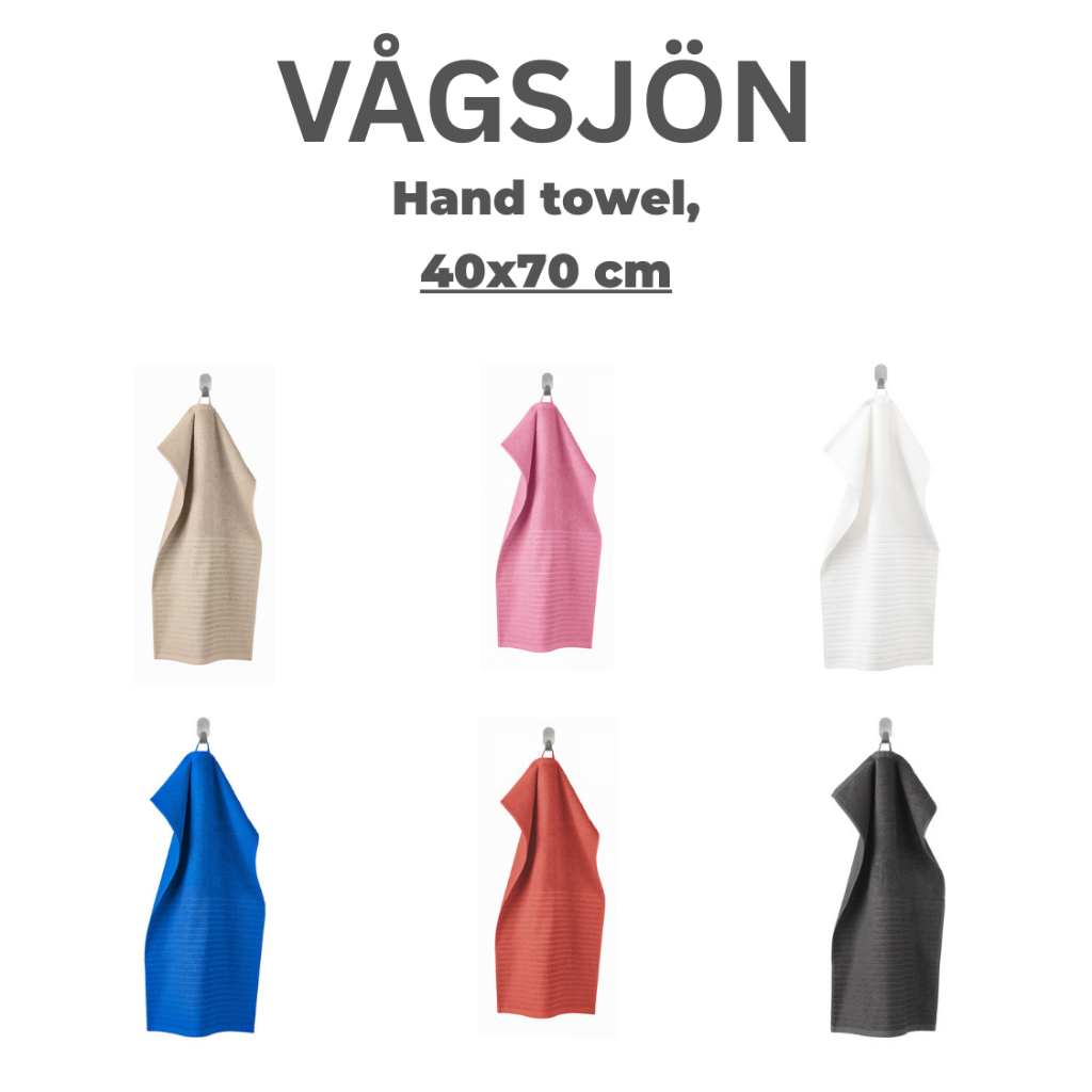 IKEA VAGSJON ผ้าเช็ดมือ 40x70 ซม