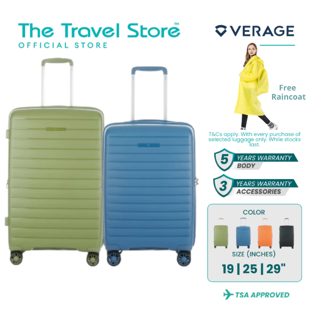 Verage Michelin PP Zipper Trolley Case 19/25/29 VR02-GM24010W กระเป๋าเดินทาง/กระเป๋าเดินทาง/beg trav