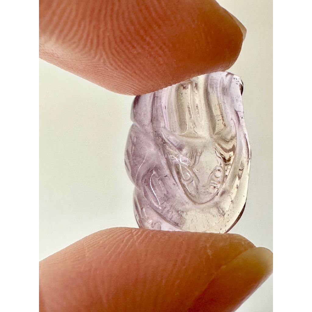 ธรรมชาติ Ametrine เก้าหาง Fox fairy จี้ 紫 tail Fox tail จี้ fairy fairy จี้ Antarc|