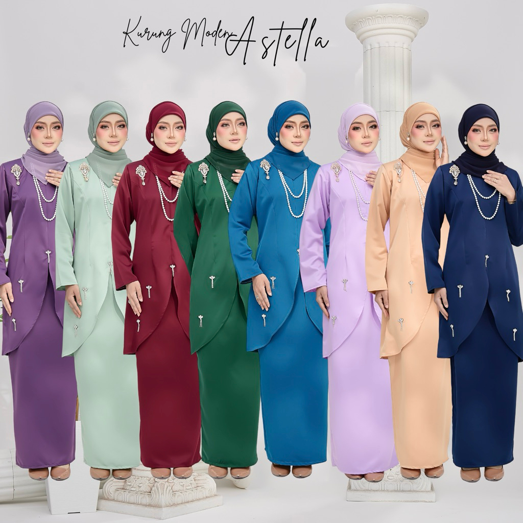 KURUNG MODEN ASTELLA EXCLUSIVE BEADS JUNTAI XS-3XL RAYA2026