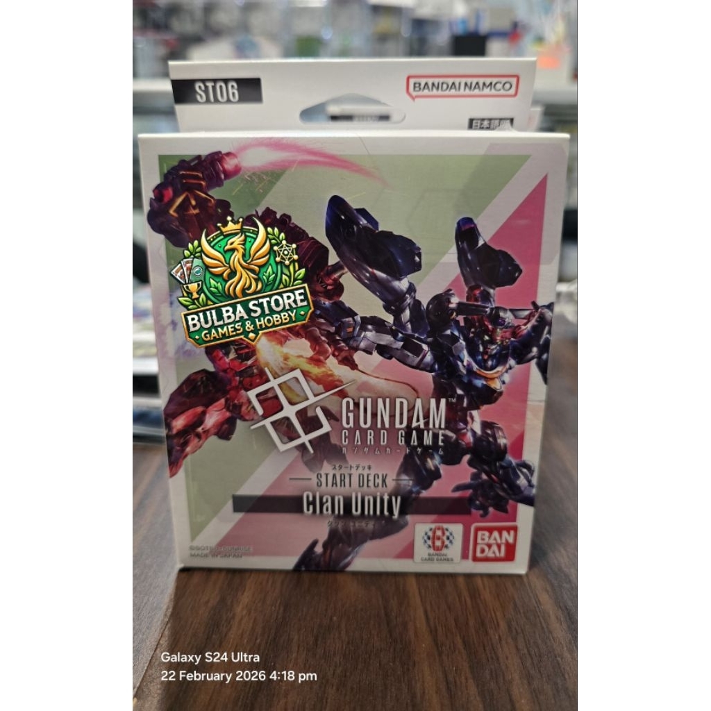 ST06 ST 06 Clan Unity Starter Deck พร้อมแพ็ค JP Japanese Gundam TCG การ์ดเกมอย่างเป็นทางการ