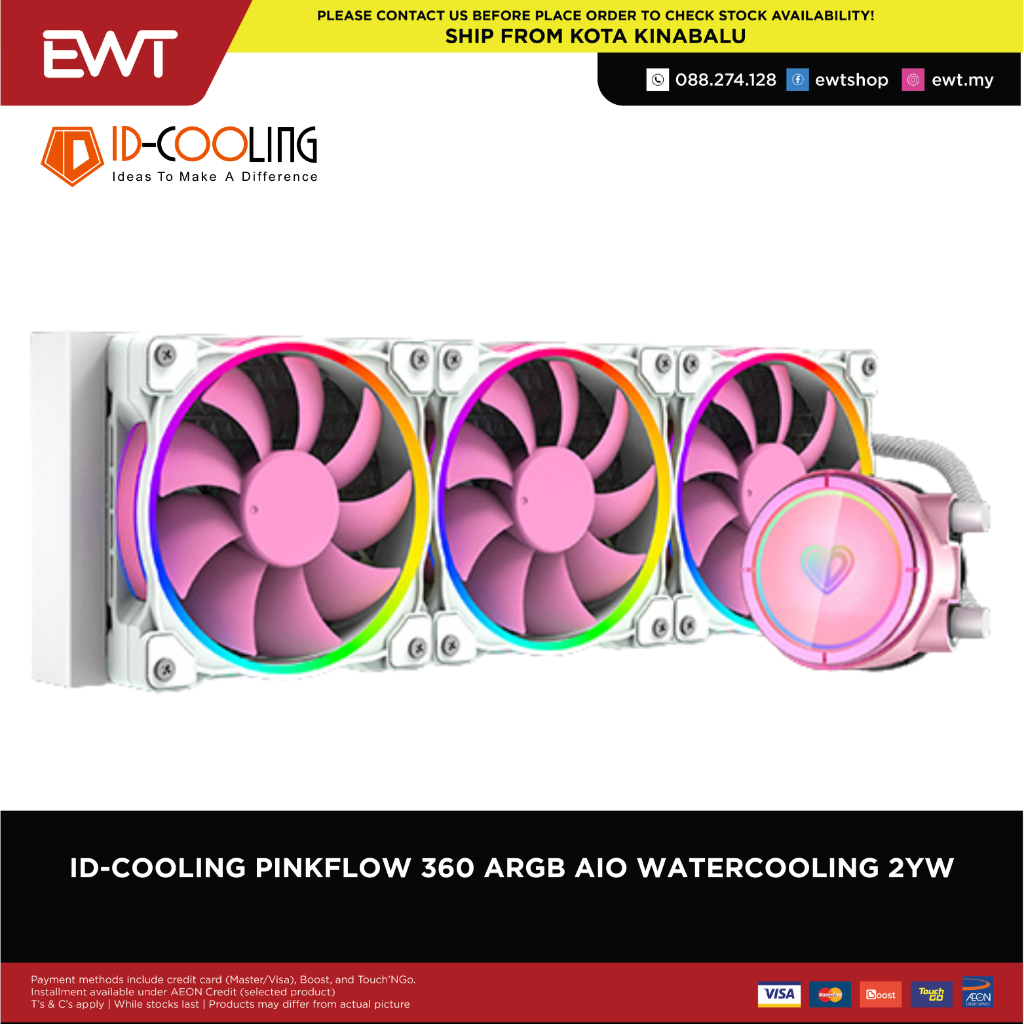 ID-COOLING PINKFLOW 360 ARGB AIO WATERCOOLING