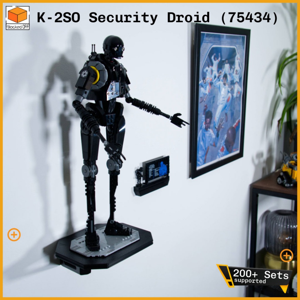 ติดผนังสําหรับ Lego Star Wars K-2SO Security Droid (75434)