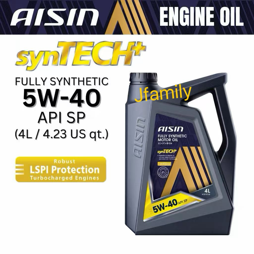 AISIN ENJINE OIL 5W40 FULLY SYNTHETIC API :SP ( 4L )