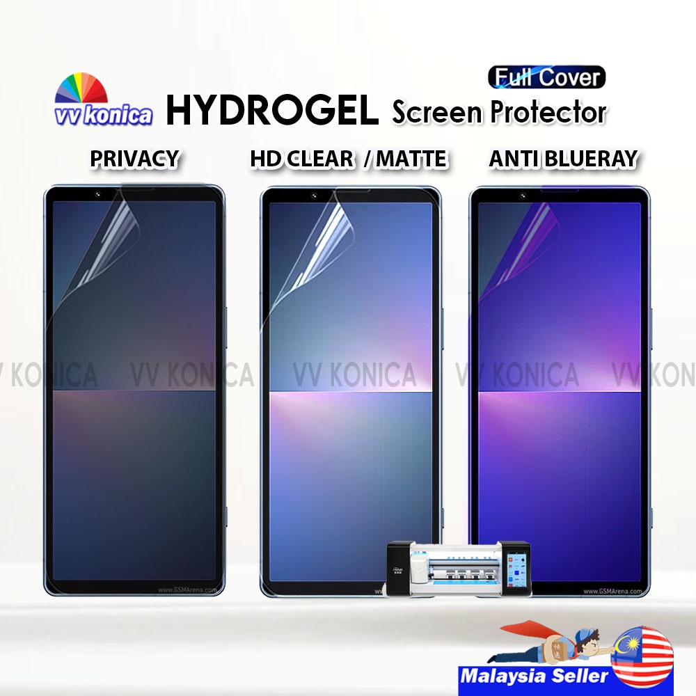 Sony Xperia 5 V Xperia 5 II 5 lll 5 lV Xperia 5 Plus Hydrogel ป้องกันหน้าจอ Clear Matte ความเป็นส่วน