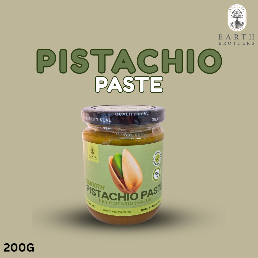 Earth Brothers Pistachio Paste Silky (200g)