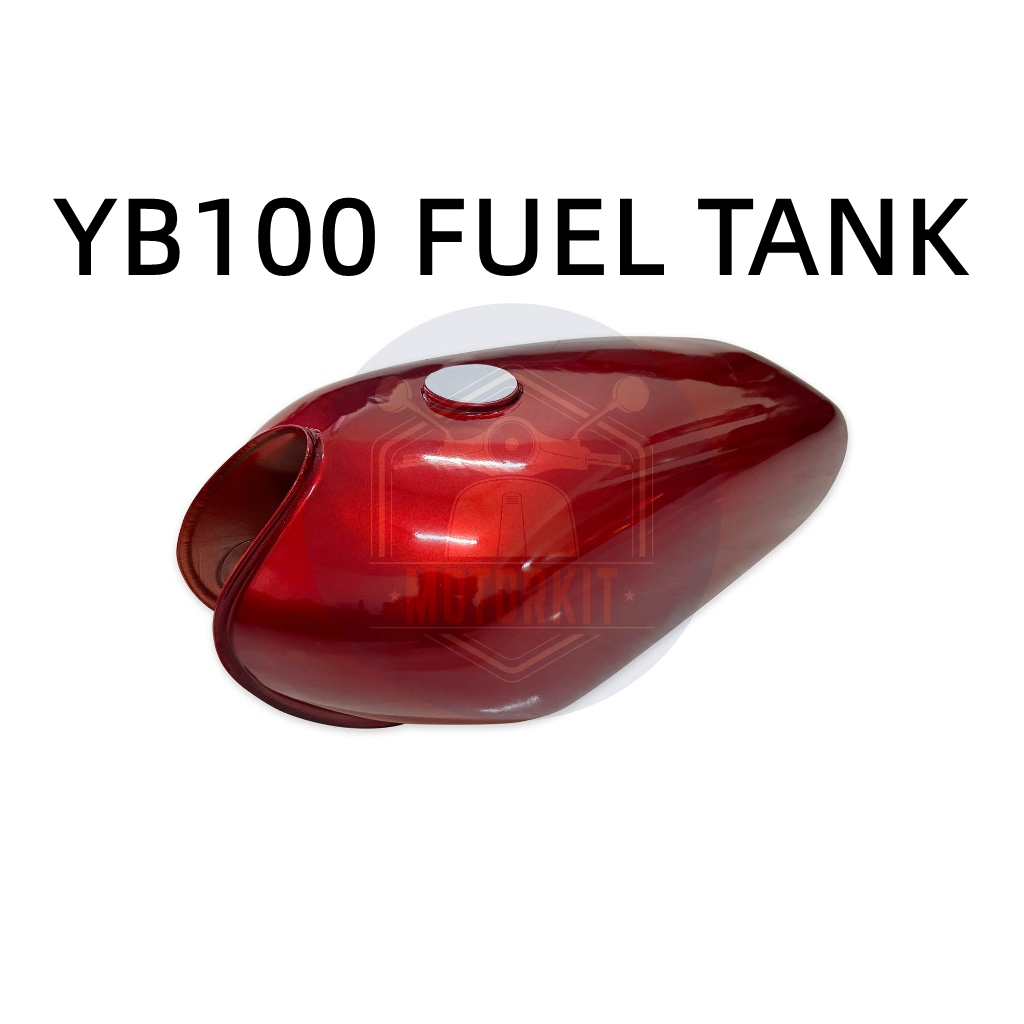 Yamaha YB100 YB 100 ถังน้ํามันแดง