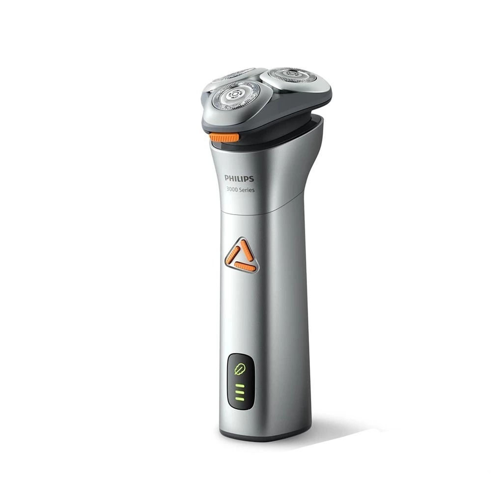 Philips Shaver 3000 Series เครื่องโกนหนวดไฟฟ้าแบบเปียกและแห้ง S3882/00 Mid Slate Metallic S3882
