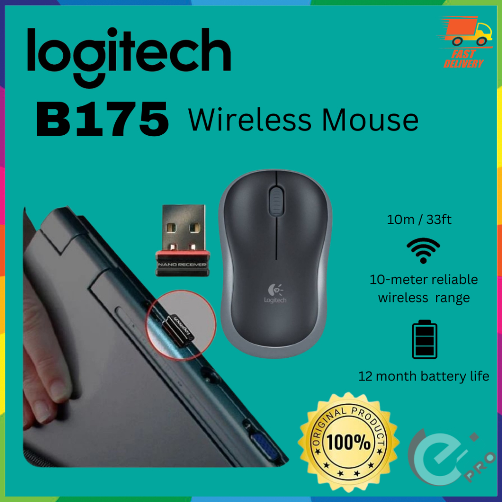 เมาส์ไร้สาย LOGITECH B175