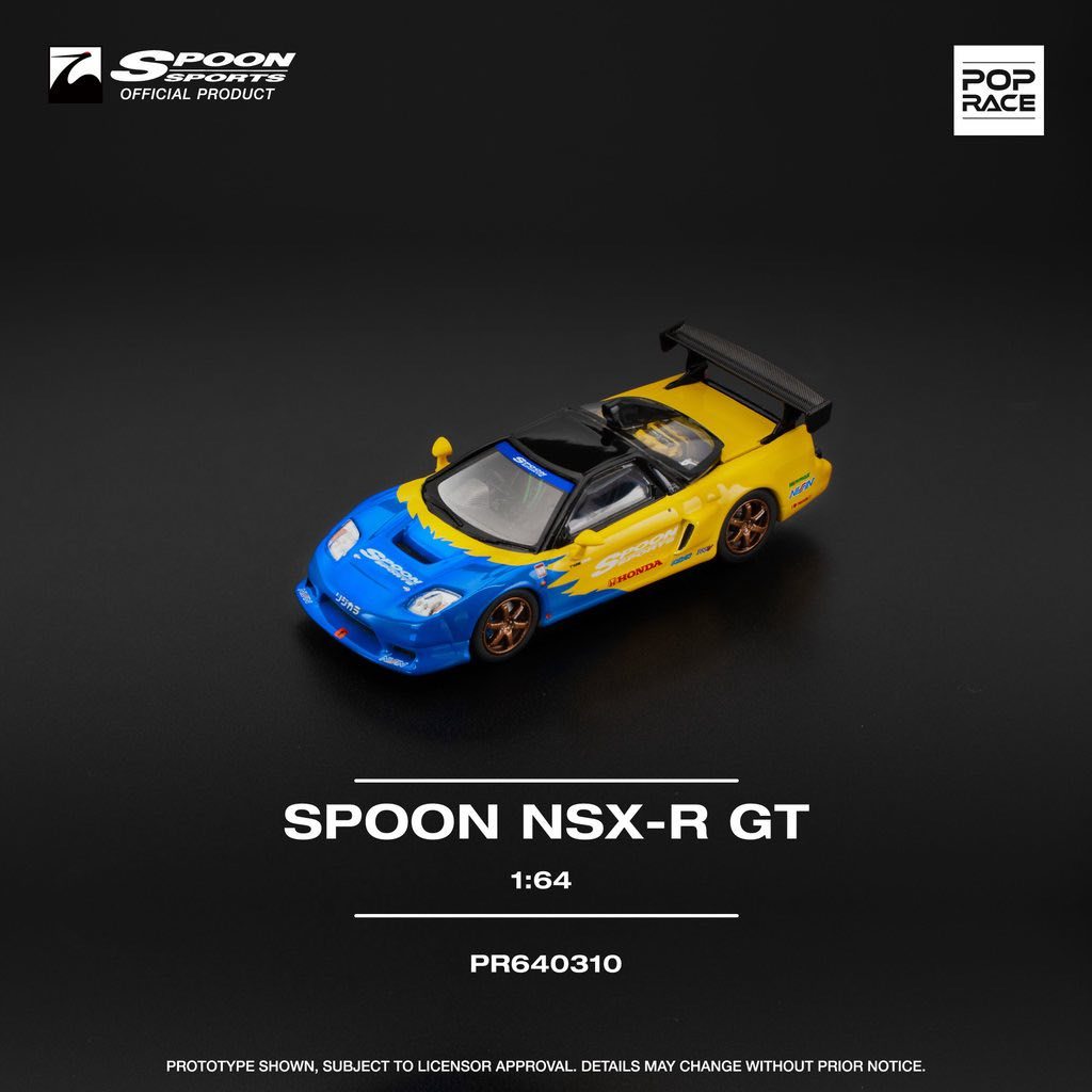 [Pop Race]	POP RACE 1:64 Honda SPOON NSX-R GT PR640310 ง138
