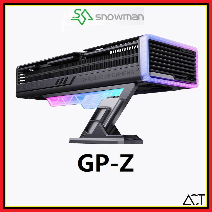Snowman GP-Z ที่วาง GPU อลูมิเนียมขาตั้งการ์ดกราฟิก
