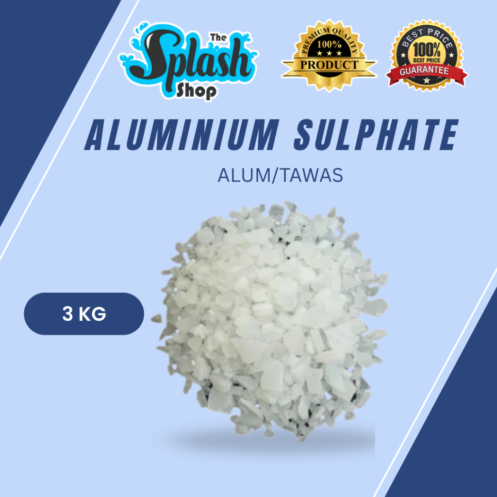 SPLASH - สารส้มซัลเฟต //Tawas//Alum - 3KG
