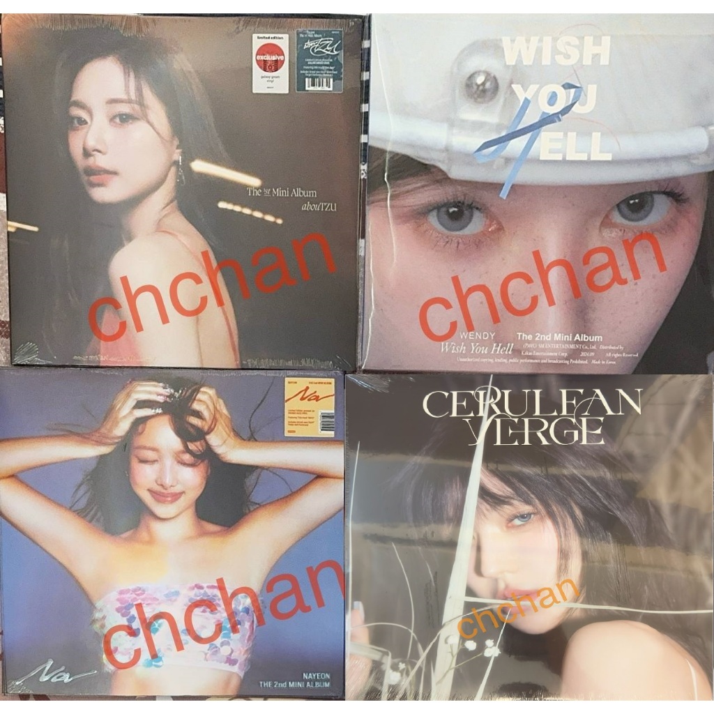 Red Velvet Twice Wendy Tzuyu Nayeon VINYL RECORD [ปิดผนึก]