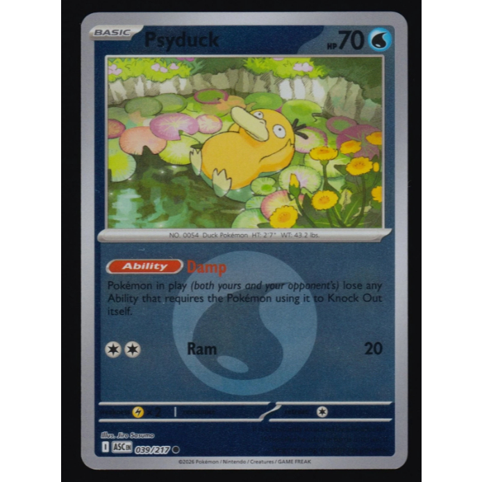Psyduck 039/217 Common ME: Ascended Heroes TCG