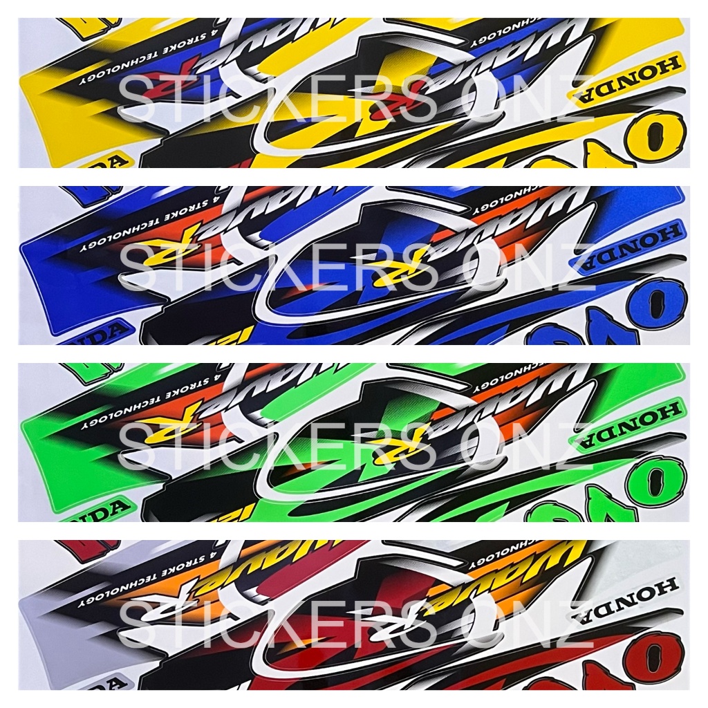 ชุดครอบสติ๊กเกอร์ Stiker (1) wave125 wave125r wave 125 125r