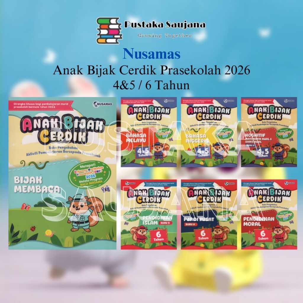 [Saujana] NUSAMAS Wise Children Preschool 2026 4&5/6 Years