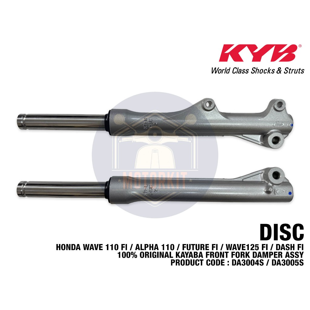 WAVE 110 ALPHA 110 FUTURE WAVE 125 DASH FI KAYABA ด้านหน้าสําหรับK DAMPER ASSY DA3004 D3005