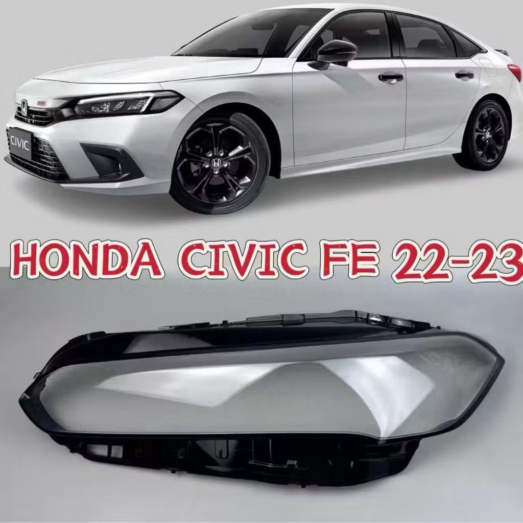 HONDA CIVIC FE 2022-2025 HEADLAMP COVER HEADLIGHT COVER HEADLAMP LENS HEADLIGHT LENS