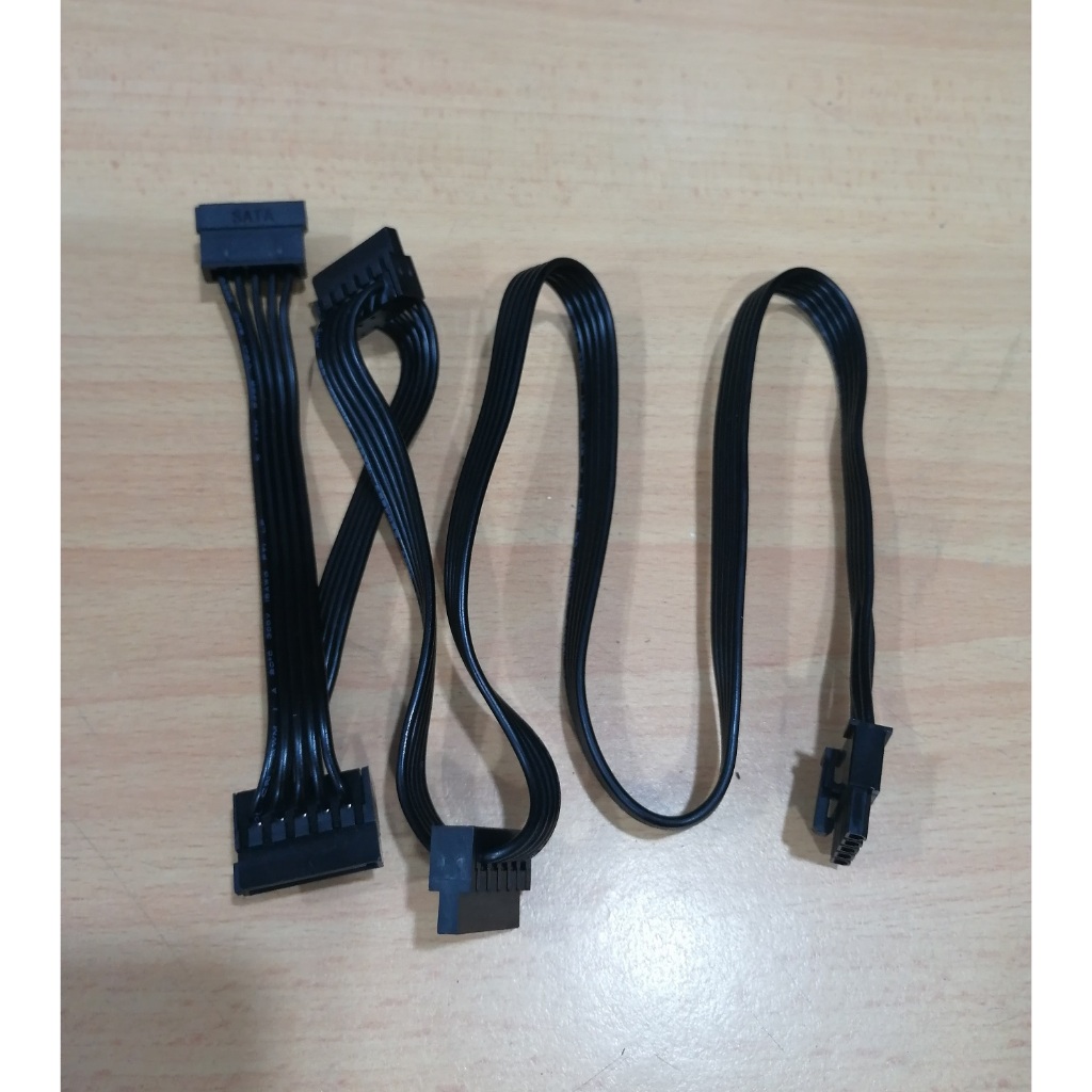 สายเคเบิลจ่ายไฟ Cooler Master ATX 5Pin ถึง 4 SATA | สาย PSU SATA ตัวเมีย 5 พินถึง 4 ทาง 15Pin | MWE 