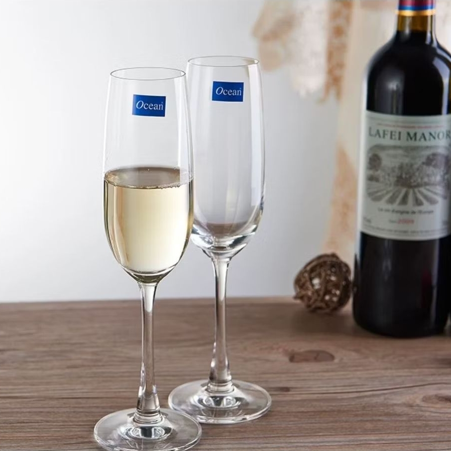 Ocean Glass แก้วไวน์แชมเปญ Ocean แก้วแชมเปญขลุ่ย W185 ml แก้ว