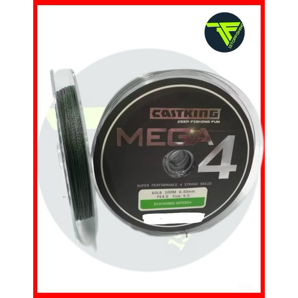 CASTKING MEGA X4 BRAIDED LINE