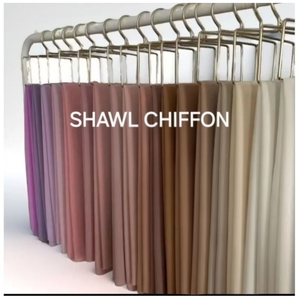ผ้าคลุมไหล่ Heavy Chiffon Premium SHAWL HEAVY CHIFFON SHAWL FLOWY